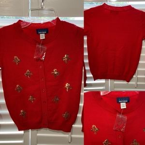 Girls Red Soft Knit Sweater Size 6/6x